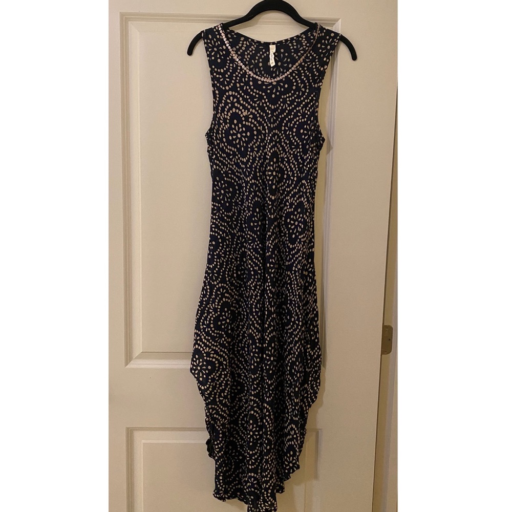 coolchange Navy Pattern Maxi Coverup